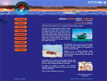 Tablet Screenshot of indianoceanlobsters.com.au